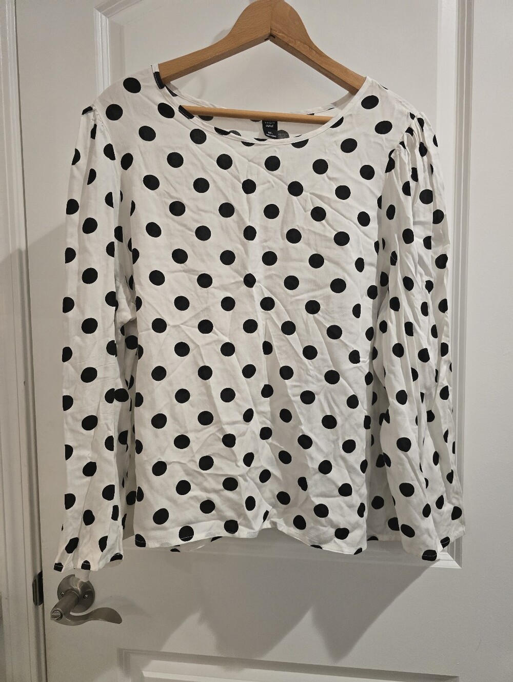 Long Sleeved Polkadot Shirt